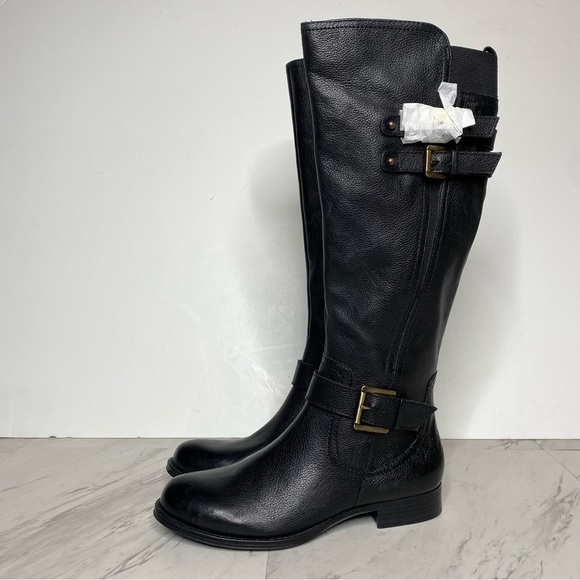New! Naturalizer Jessie Black Leather Tall Boot 6 1/2 M - Picture 14 of 14